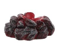 jojofuny Socle Lumineux en Résine Effet Lave pour Objets Artisanaux Présentoir de Table LED sans Piles Interrupteur Support Décoratif Polyvalent pour Sculptures et Objets de Collection