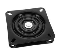 jojofuny Socle Pivotant Carré 12,7 Cm en Métal Épais 2 Mm Roulement à Billes Robuste, Base Pivotante pour Chaise, Tabouret de Bar et Fauteuil Inclinable, Mécanisme Pivot Polyvalent