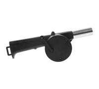 jojofuny Souffleur à Main Manuel pour Barbecue et Camping Souffleur d'Air Portable en Plastique Résistant et Acier Inoxydable Outil de Soufflage Léger pour Grillades et Repas en Plein