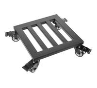 jojofuny Support à Plantes à roulettes en Fer Noir avec Plateau Réutilisable pour Pots de Fleurs, Chariot Robuste Multifonction pour Jardin et Intérieur