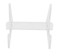 jojofuny support de chevalet transparent pour bureau multifonctionnel rectangulaire étagère transparente support de livre support de de livre stand de l'étagère de livre Acrylique