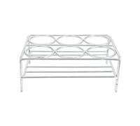 jojofuny Support de Creuset Fil de Nickel Plaqué Rack Laboratoire Résistant à Haute Température pour Écoles et Industries