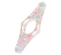 jojofuny Support de Lecture Portable pour Garder Pages Ouvertes en Plastique Anneau de Cœur, Léger et Pratique lors Lecture Allongée ou Debout