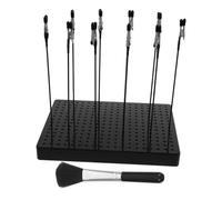 jojofuny Support de Peinture Modèle avec Base Flexible Pinces Crocodile Protégées Kit Modélisme DIY avec Brosse de Nettoyage pour Miniatures