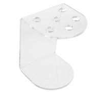 jojofuny Support de Rangement Acrylique Transparent pour Ciseaux et Peignes de Coiffure Organisateur pour Poste de Coiffure Compartiments Protecteurs Présentoir de Bureau Compact pour