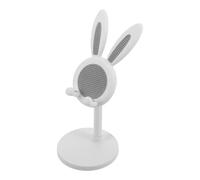 jojofuny Support de Téléphone Portable Lapin Blanc en Plastique, Réglable et Multifonctionnel, pour Étudier et Apprendre Style Créatif et Mignon Plusieurs Styles