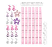 jojofuny Support d'Entraînement pour Ongles avec Socle en Argile Plateau pour Nail Art Support pour Faux Ongles Outil Polyvalent pour Pratique et Présentation en Salon Domicile