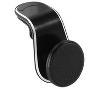 jojofuny Support Magnétique pour Téléphone de Voiture Noir Fixation Grille d'Aération Compatible Smartphones Design Compact Angle Flexible à 90° Maintien Puissant et Pratique pour