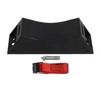 jojofuny Support Mural Noir pour Bouteille de Gaz avec Vis D’expansion, Sangle de Fixation Anti-basculement Résistante en Plastique, Sangle de Retenue Sécurisée pour Cylindre, Installation