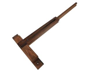 jojofuny Support Mural Pliable en Bois Naturel pour Lampe à Suspendre, Équerre Réglable Angle, Support Applique Murale Robuste pour Bureau et Chambre, Éclairage Lecture et Décoration