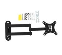 jojofuny Support Mural pour Écran LCD De 10 À 27 Pouces Angle Dinclinaison Réglable pour Un Confort De Visionnage Optimal