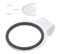 jojofuny Support Mural pour Sèche-Cheveux en Acier Inoxydable Fixation Murale Robuste Compatible Salons de Coiffure et Salles de Bain Rangement Pratique et Gain de Place 1 Pièce