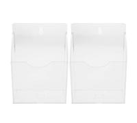 jojofuny Support Porte-Cuillère à Glaçons Transparent 2 Pièces en Acrylique Organiseur de Rangement Compact pour Spatules et Pelles à Glaçons Accessoire la Cuisine Polyvalent