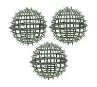 jojofuny Support pour Boules Topiaires Artificielles en Plastique, 15 Cm, Lot de 3 Pièces - Porte-topiaire Décoratif pour Jardin, Mariage et Aménagement Intérieur, Treillis Polyvalent
