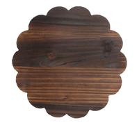 jojofuny Support pour Pot de Fleurs en Bois Marron Clair roulettes Multidirectionnelles Ø25 CM Plateau Simple Mobile pour Intérieur Protection Sol Parquet et Carrelage 1 Pièce
