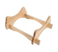 jojofuny Support pour Tonneau à Vin 10 litres en Bois Naturel, Socle Stable pour Distributeur de Boissons, Support en Bois pour Seau à Vin, Bar Maison Cuisine - Distributeur de Carafes