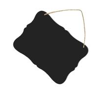 jojofuny Tableau à Craie Double Face Panneau Dense avec Corde Suspendue Ardoise Effaçable Réutilisable pour Décoration Murale et Messages Petite pour Mariage Fête et Cuisine