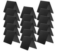 jojofuny Tableau Ardoise de Bureau Plastique Léger et Portable Double Face Effaçable avec Marqueurs Pointe Fine pour Affichage de Prix et Messages sur Table