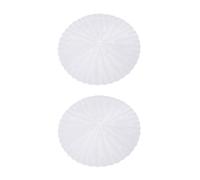 jojofuny Tapis Antiadhésif Rond en Silicone pour Cuisson Vapeur, Lot de 2 Pièces, Résistant Basse Température, pour Dim Sum et Pains Vapeur à Usage Domestique