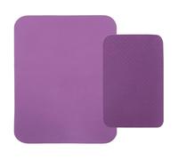 jojofuny Tapis de Pédale Antidérapant pour Machine à Coudre 2 Pièces en Tpe Violet Coussin Amortisseur de Vibrations et Insonorisant Protège Sol Dur pour Atelier et Usage Domestique