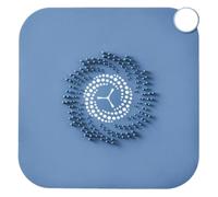 jojofuny Tapis de Siphon de Sol en Silicone Bleu Tapis Anti-Colmatage et Anti-Odeur pour Évacuation Cuisine et Souple et Résistant Accessoires Salle de Bain