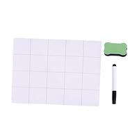 jojofuny Tapis Magnétique pour Petites Pièces Blanc en Caoutchouc 3pcs | 25 X 20cm, Stylo D’écriture, Gomme et Brosse, pour Tri des Vis Lors des Réparations Couleur Aléatoire