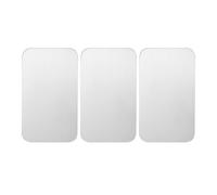 jojofuny Tapis Rafraîchissant en Aluminium pour Hamster et Cochon d'Inde, Surface Lisse et Refroidissement Rapide, Lot de 3 Pièces pour Maison d'animaux