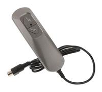 jojofuny Télécommande à 2 Boutons pour Fauteuil Électrique Inclinable, Contrôleur Manuel d'alimentation Compatible Connecteurs de Section de Canapé, Remplacement pour Fauteuil Releveur