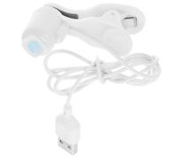 jojofuny Télécommande Automatique USB pour Téléphone Blanc, Outil de Clic D’écran en Plastique Abs, Accessoire Compatible Diffusion en Direct et Radio, Réglable pour Streaming Vidéo Live
