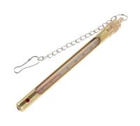 jojofuny Thermomètre pour Eau de Rivière en Cuivre 0-60℃ - Manomètre Manuel de Température pour Pêche en Extérieur, Compact et Résistant aux Intempéries, pour Lac, Étang et Bassin