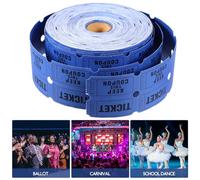 jojofuny Tickets Tombola Numérotés pour Événements Lot de Billets Rouges Pratiques pour Tirage Au Sort Fêtes et Jeux