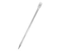 jojofuny Tige de Mise la Terre en Laiton Galvanisé 12mm X 300mm, Poteau de Terre Robuste pour Clôture Électrique et Générateur, Protection Extérieure Résistante aux Intempéries, Usage