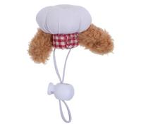 jojofuny Toque de Chef pour Petit Animal de Compagnie, Chapeau Tricoté Main Ajustable, Tissu Léger Respirant, Taille Unique pour Hamster, Cochon d'Inde, Lapin - Accessoire Costume Fête