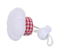 jojofuny Toque de Chef Tricotée Main pour Petit Animal, Chapeau Ajustable en Tissu Léger Rouge à Carreaux, Accessoire Costume Fête pour Hamster, Cochon d'Inde, Lapin et Reptiles