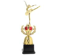 jojofuny Trophée de Ballet en Plastique Or, Statue Danseuse Base Stable | Finition Brillante, Souvenir Léger, Récompense pour Filles, Professeurs de Danse, Salle de t Étagère