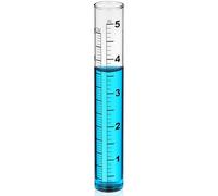 jojofuny Tube avec Double Échelle pour Mesure Précise des Précipitations Pluviomètre Transparent en Verre à Fond Plat 12 Cm et Statistiques Météorologiques Jardin Extérieur