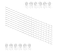 jojofuny Tuteurs Installation Facile pour Orchidées Clips en Acrylique pour Plantes Support Flexible et Solide pour Jardin et Croissance des Plantes