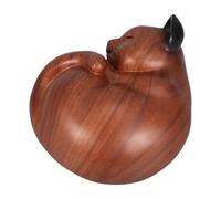 jojofuny Urne Funéraire pour Animaux en Résine Élégante, Sculpture de Chat Solide pour Intérieur, Conserve Cendres Élégance et Solidité