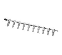 jojofuny Vanne Air pour Aquarium Distributeur de Pompe Collecteur Multiple Répartiteur de Tuyau Levier de Contrôle de Débit Raccord pour Oxygénation