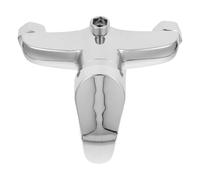 jojofuny Vanne de Mélange D'eau à Levier Unique pour Salle Bain | Alliage D'aluminium, Diamètre Filetage 2cm, Argenté, Usage Chantier et École