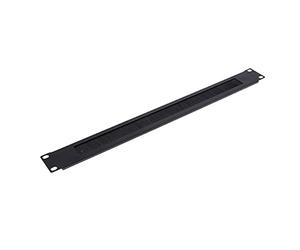 Jojomino 1 plaque d'obturation 1U de 48,3 cm pour réseau - Panneau de brosse vierge pour serveur, gestion des câbles