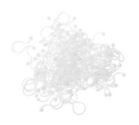 Jojomino Lot de 100 serre-câbles ronds en nylon Blanc