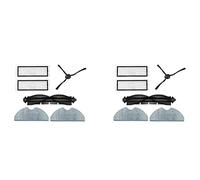 Jojomino Lot de 12 brosses latérales pour aspirateur robot Qihoo 360 S7 Pro