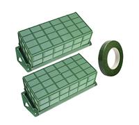 Jojomino Lot de 2 cages en mousse pour arrangements floraux secs et humides pour fleurs artificielles