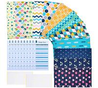 Jojomino Lot de 24 enveloppes budgétaires A6 pour système d'enveloppes de trésorerie, planificateur de budget, enveloppes avec autocollants