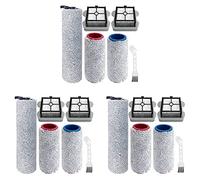 Jojomino Lot de 3 brosses à rouleaux de rechange Filtre HEPA compatible avec les accessoires d'aspirateur et poussière Dyad U10