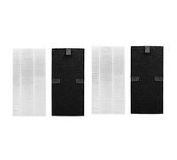 Jojomino Lot de 4 filtres de purificateur d'air HRF201B, filtre HEPA U de rechange pour FRF102B & Filter U, HRF201B, HHT290, et