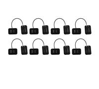 Jojomino Lot de 8 verrous de fenêtre à de passe améliorés pour sécurité des enfants, pour réfrigérateur, porte, armoire, noir