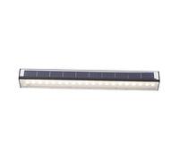 jojomis Barre lumineuse magnétique solaire multifonctionnelle - Lampe sans fil avec capteur de lumière, 33,5 x 3,6 x 4,9 cm