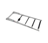 jojomis Échelle de quai extensible sous plate-forme coulissante en acier inoxydable 304 pour piscine yacht